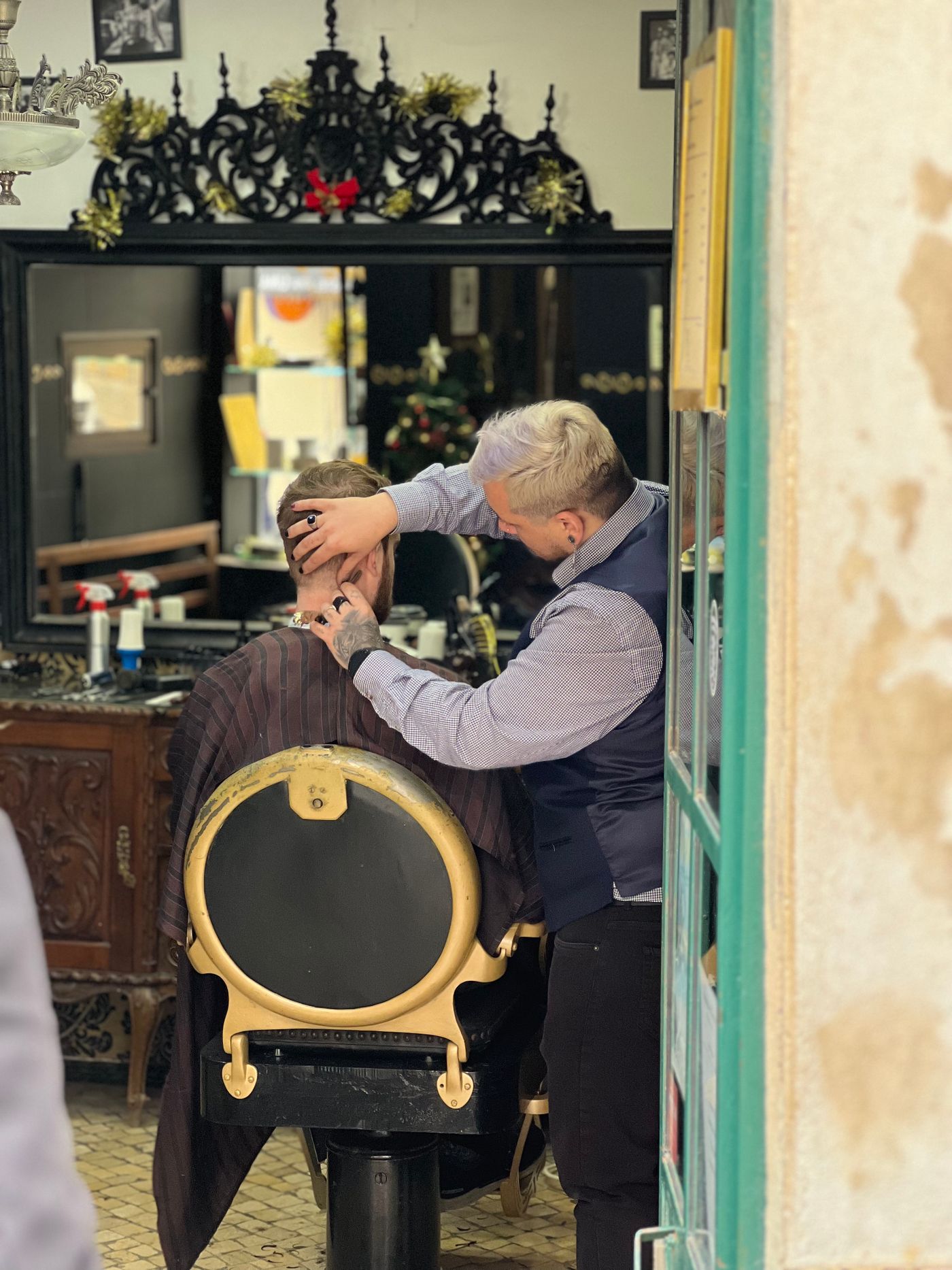 Awet Barbershop Innenraum